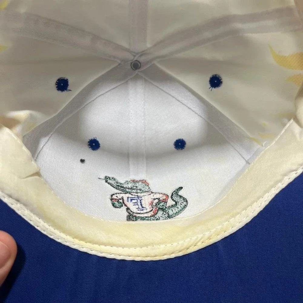 Vintage Florida Gators On Fire Hat Snapback Hat‎ University Collegiate 90s Cap